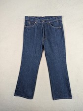 Vtg Levis 517 Orange Tab Jeans Mens 80s USA Made Bootcut Medium Wash Denim 34x26