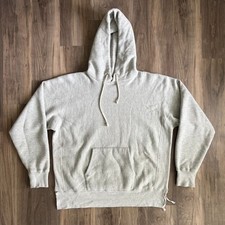 Vintage Champion Reverse Weave Hoodie Warmup Blank Sweatshirt USA Size L/XL BIG