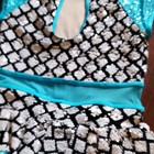Weissman Girls XLC Sequin Tutu Dance Dress Sleeveless Blue Black White — photo 5