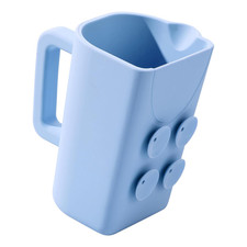 Baby Bath Rinse Cup with Suctions, 100 Food Grade Silicone, Rinser to Wash Hair