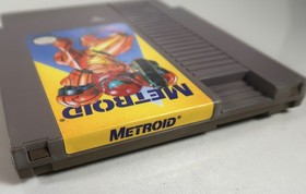 Metroid [Yellow Label] Nintendo NES Cartridge - Tested & WORKS - See Screenshots