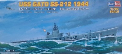 Hobby Boss 87013 USS Gato SS-212 1944 Submarine 1:700
