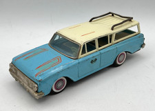 Vintage Bandai Tin Friction Rambler Station Wagon Japan - 7 3/4" Long READ 
