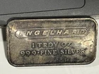 1 Troy Ounce ENGELHARD BAR .999 Fine SILVER  P125010