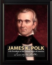 James K. Polk 11th President Poster Picture or Framed Wall Art