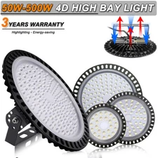 LED High Bay Lights UFO 500W 300W 200W 100W 50W Warehouse Led Shop Light Fixture