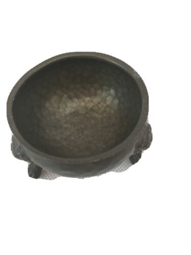 VINTAGE INTRICATE DESIGN PEWTER SALT POT. MADE IN SHEFFIELD.  - Picture 1 of 5