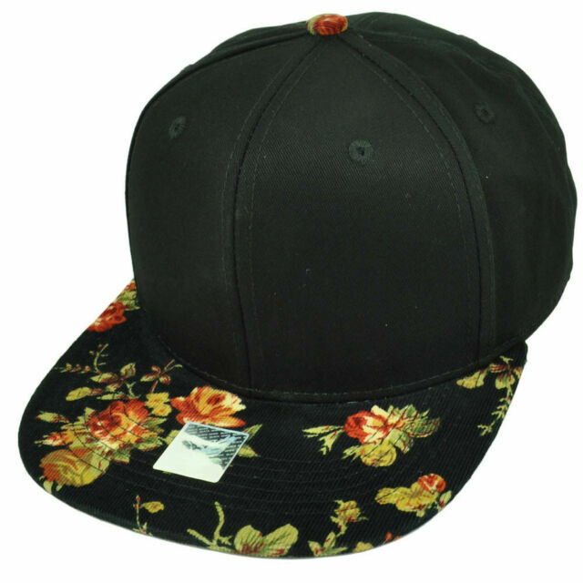 solid color flat bill hats