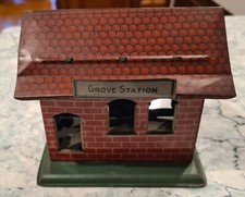 J. Chein 1930s O Gauge Tin Grove Station