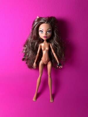 Monster High Music Festival Clawdeen Wolf NUDE Puppe 2016 - Y7693 schwarzer Handschuh