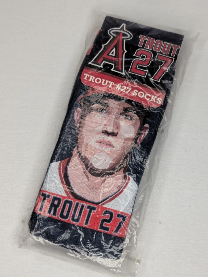Meias Los Angeles Angels Mike Trout #27 2017 - NOVAS - Imagem 2 de 4