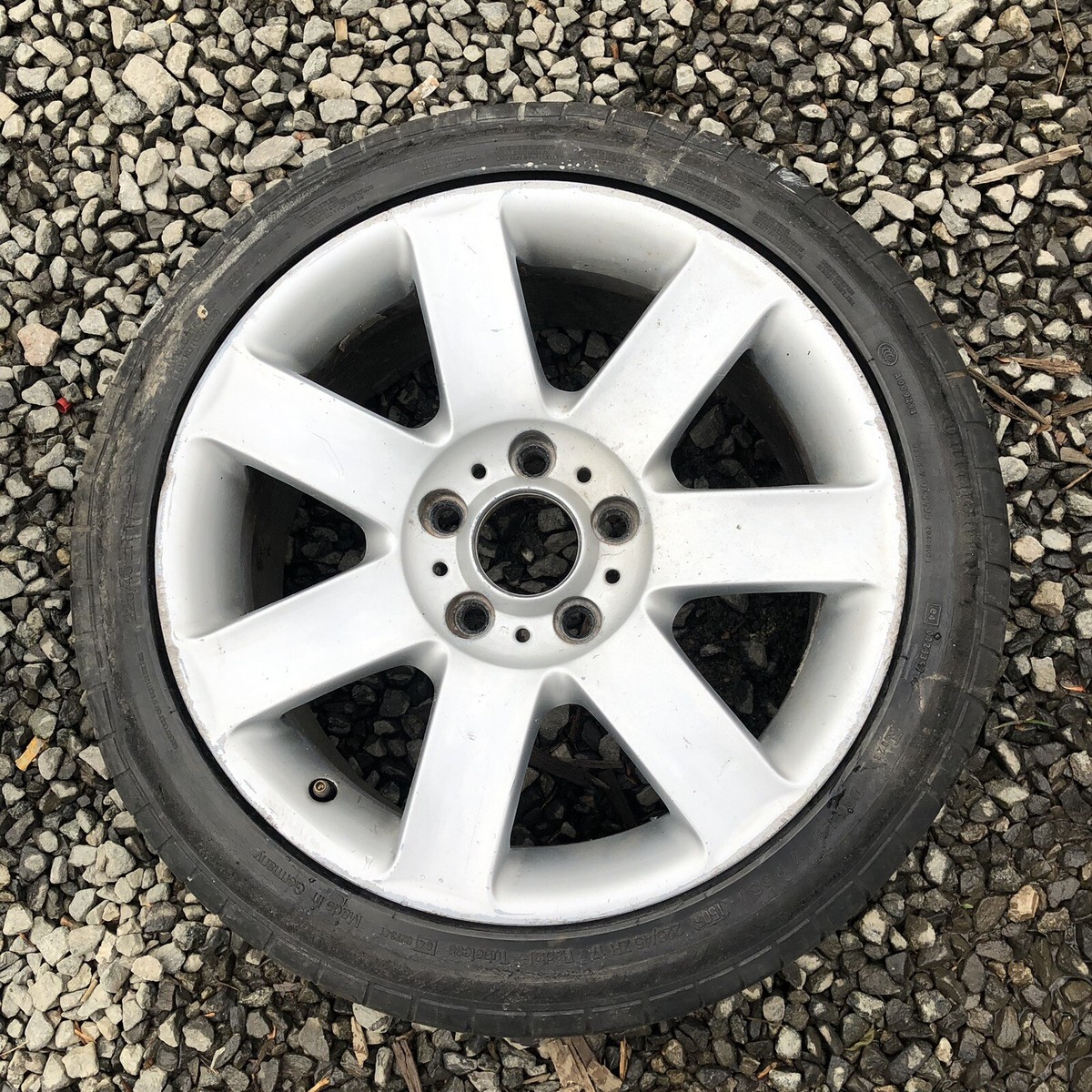 04-14 BMW 3 Series OEM Silver 17x8 7 Tapered Spoke Wheel | eBay