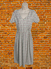 UNIQLO PAUL & ZOE UK SMALL S PALE GREEN DITSY FLORAL SHORT SLEEVE T SHIRT DRESS