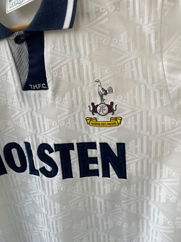 TOTTENHAM HOTSPUR 1991-1993 HOME FOOTBALL SOCCER SHIRT JERSEY TRIKOT UMBRO sz M - Picture 7 of 9