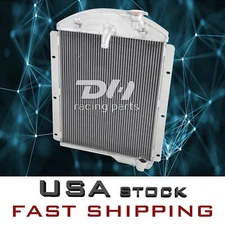 3 Row Aluminum Radiator FOR 1941-1946 Chevy truck pickup 3.5L 3.8L L6 GAS ENG MT