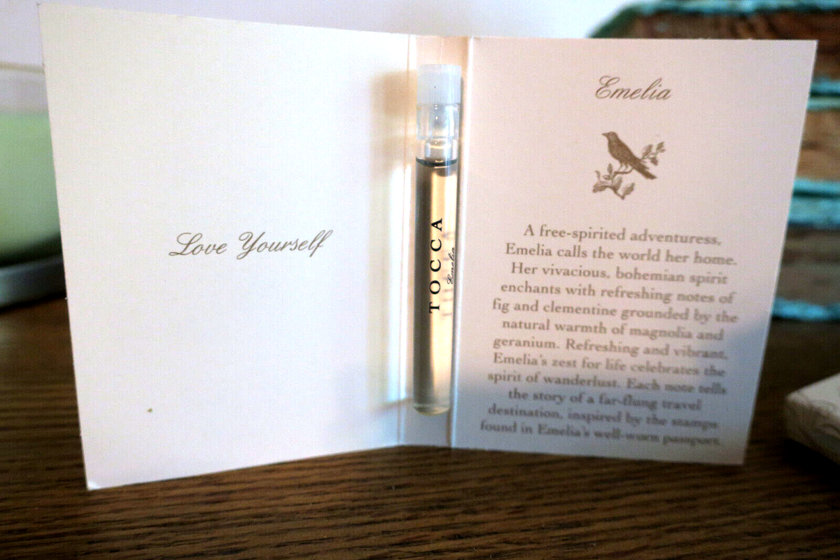 10 LOT ❤️ TOCCA ❤️ PERFUME FRAGRANCE ❤️ EMELIA ❤️ VIAL