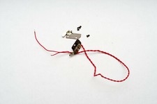 Asahi Pentax K1000 35mm SLR Camera Parts: flash sync wiring and switch