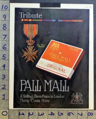 1914 PALL MALL CIGARETTE WASHINGTON MONUMENT PHILADELPHIA Australia