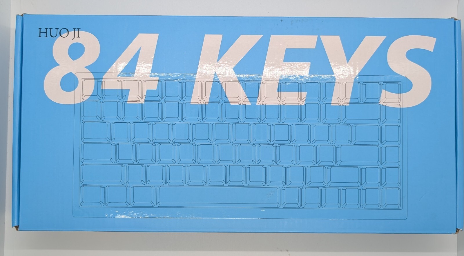 HUO JI E-YOOSO QC-84 White RGB Mechanical Gaming Keyboard