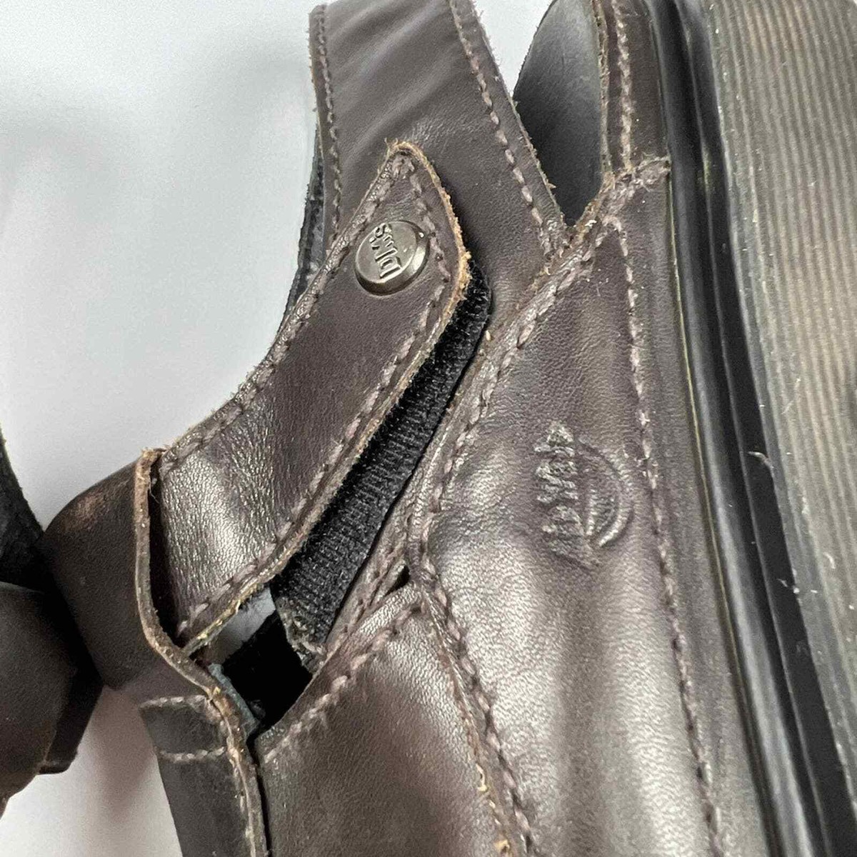 Doc Dr Martens Mens 12 Slingback Sandals Brown Leather Open 