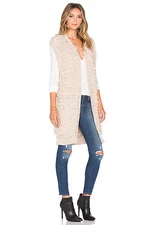 NEW ANTHROPOLOGIE SANCTUARY LOOPY SWEATER VEST SZ L LARGE