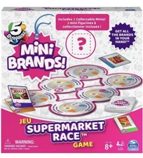Surprise Mini Brands Supermarket Race Game Family Fun Spinmaster 8+