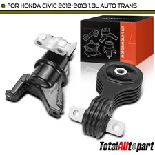 2Pcs Engine Motor & Torque Strut Mount for Honda Civic 12-13 L4 1.8L Auto Trans