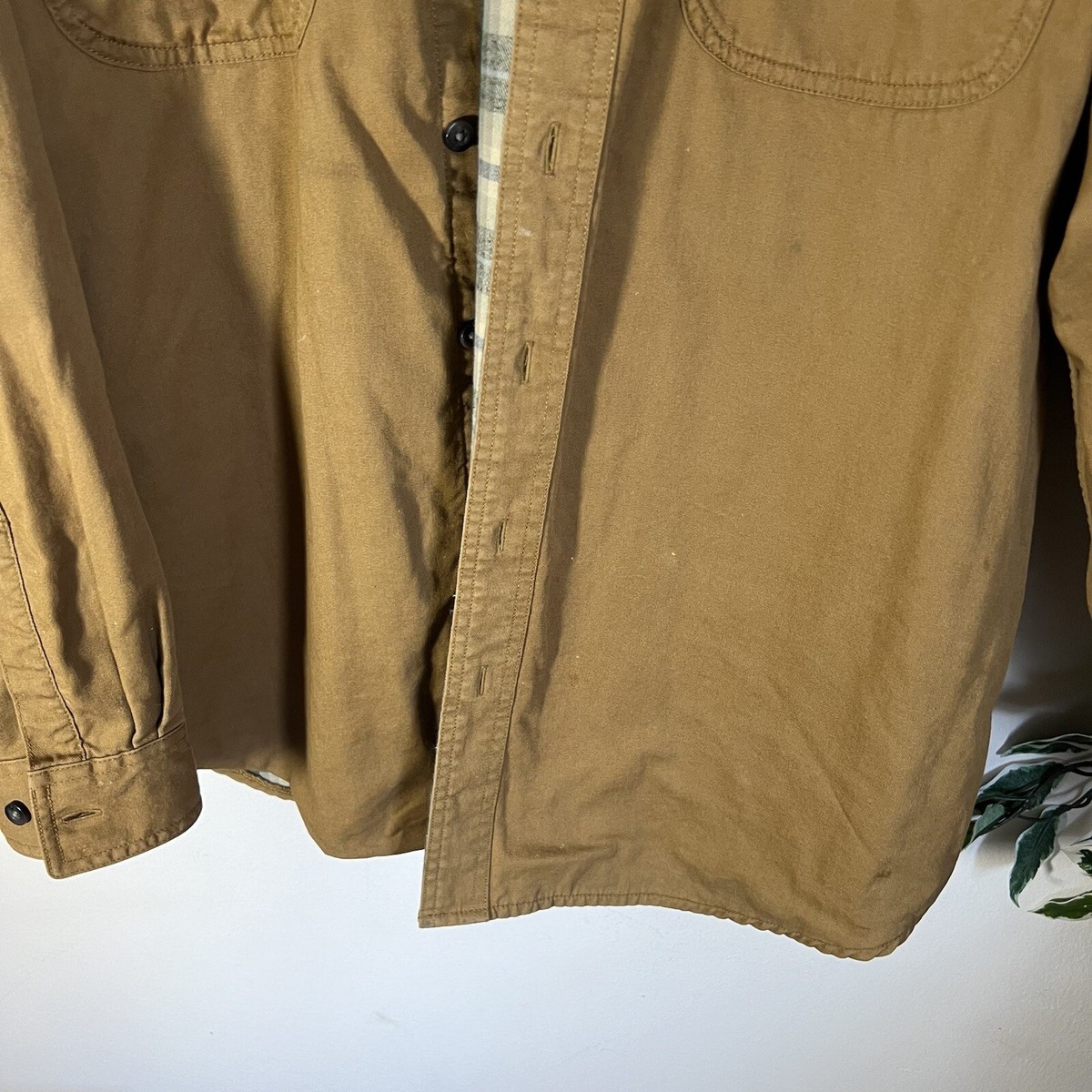 Vintage LL Bean Women Sz L Flannel Lined Shirt Jacket Vintage LL Bean Women Sz L Flannel Lined Shirt Jacket