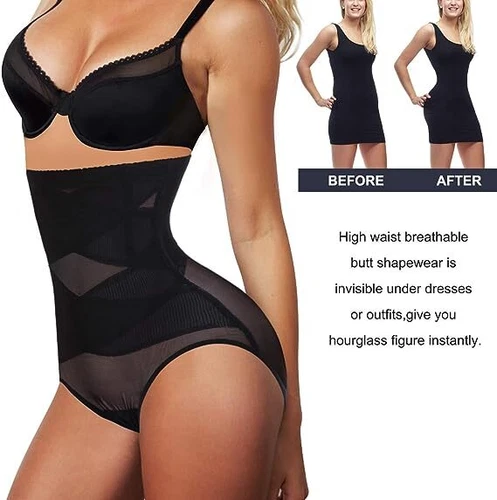 Cross Compression Shaping Pants Women High Waist Panties Body Shaper Abs Slim - Picture 10 of 19