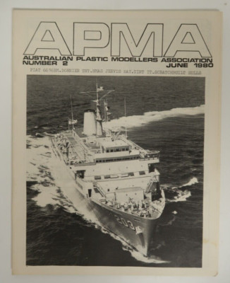 APMA Magazine Australian Plastic Modellers Association June 1980 No. 2 Fiat 6616