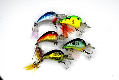 Pack of 5 Akuna Little Rattler 2.3" Shallow Diving Crankbait Bass Fishing Lures | eBay Pack of 5 Akuna Little Rattler 2.3" Shallow Diving Crankbait Bass Fishing Lures | eBay