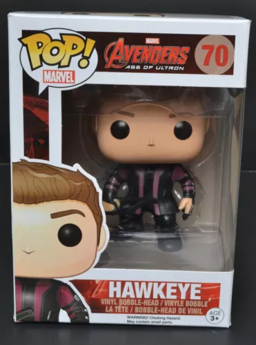 Figura de vinilo Funko Pop 'Marvel' HAWKEYE #70 nueva en caja original Avengers Age Of Ultron
