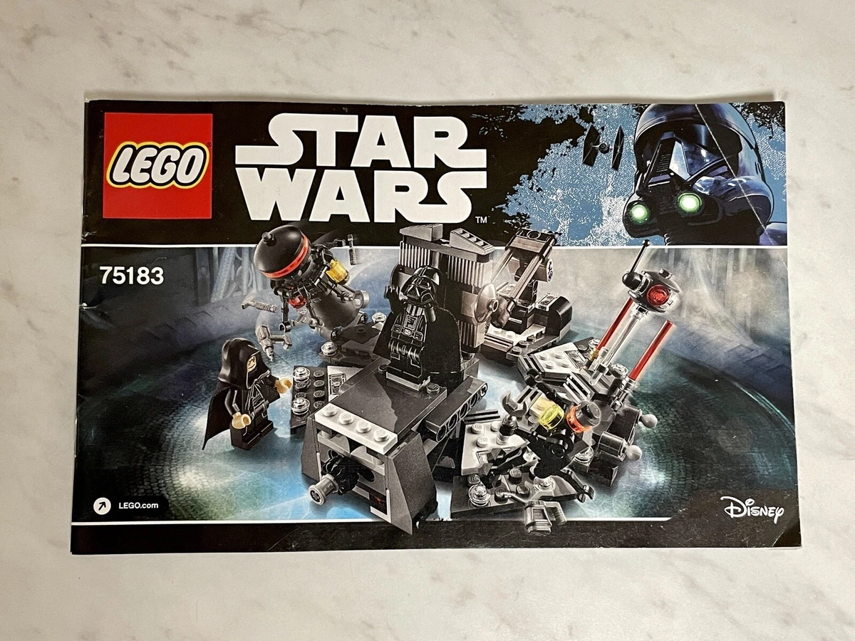 LEGO Star Wars Darth Vader Transformation 75183 Instruction