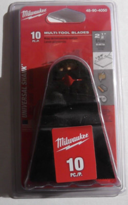 Milwaukee 48-90-4050 Bi-Metal Multi-Tool Blades- 2  1/2'' (10 Pack)