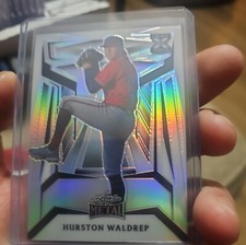 2023 Leaf Metal Baseball - Hurston Waldrep - #B-64 Base Refractor 70/189
