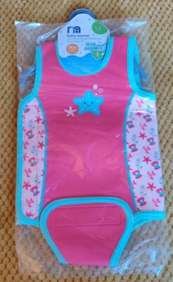 Baby Girls 12-24 Months 1-2 Years Mothercare UV Swim Wrap Vest