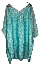Vintage Lady Camille Mumu House Dress Blue Jacquard Size 5X NWT