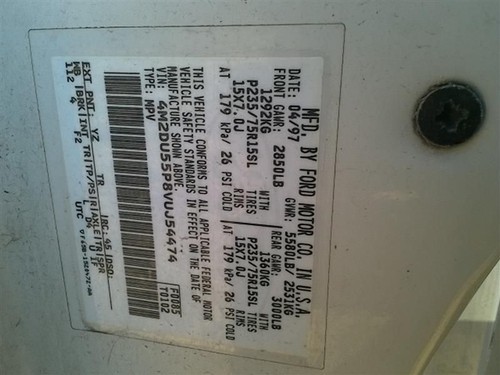 Used Gear Box Automatic Transmission 8-302 5.0L 4WD Fits 96-97 EXPLORER 10111743 - Picture 9 of 9