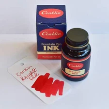 Conklin Ink Bottle - Bright Red