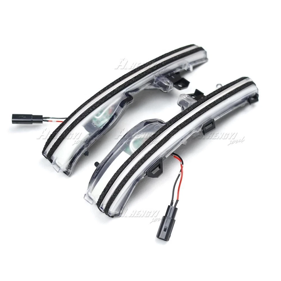 Luz de señal de giro de espejo LED secuencial transparente para 19-24 ES350 IS350 RC350 UX200 Foto 2 de 4