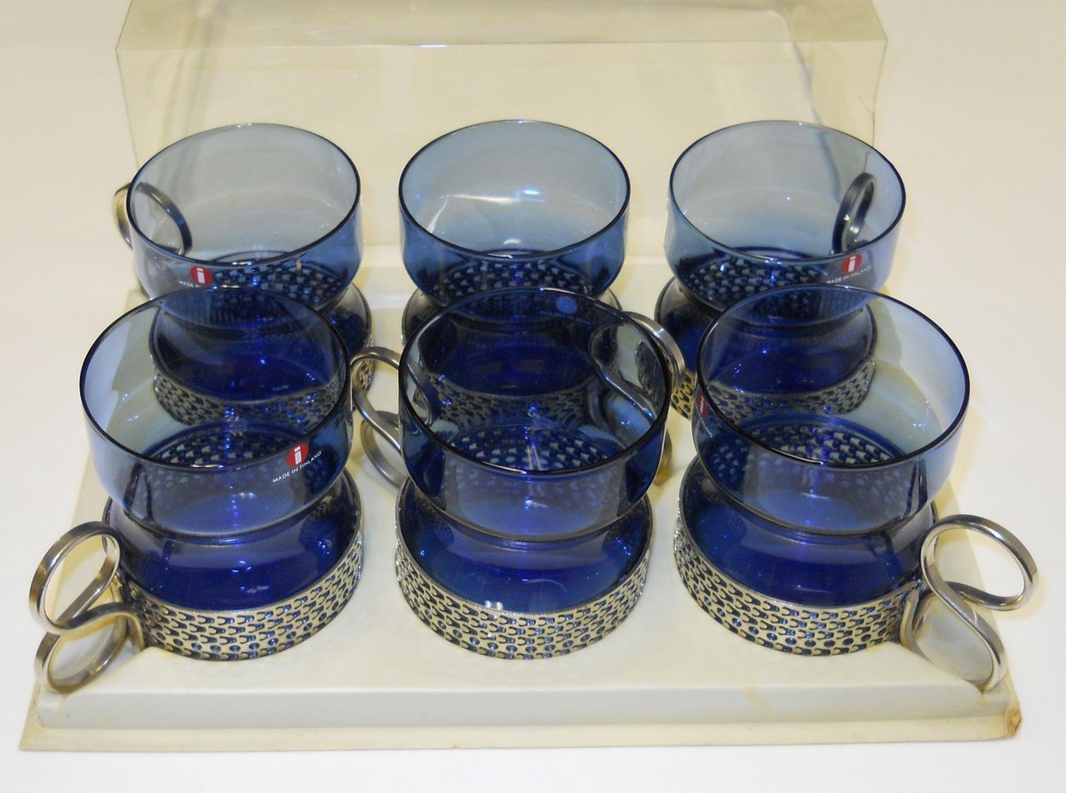 【未使用】 Tsaikka Timo Sarpaneva 1957 IITTALA TSAIKKA glass 6 stk - Designet av Timo Sarpaneva i
