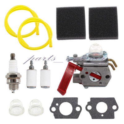Carburetor Air Filter For Homelite SX135 UT-20601 String Trimmer Part Fuel Line