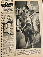 Gene Autry, Full Page Vintage Pinup Clipping, a