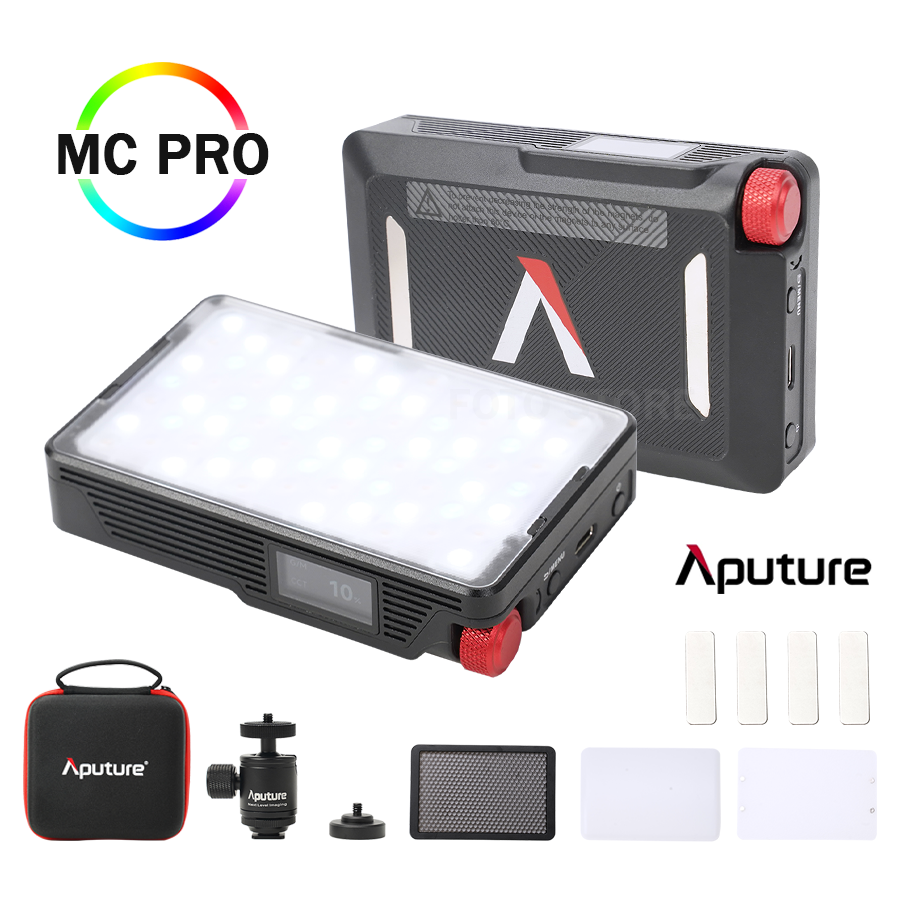Aputure MC Pro RGBWW LED Video Light 2000K-10000K IP65 Magnetic
