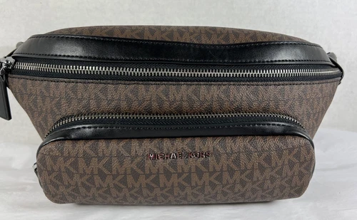 Michael kors logo pvc belt bag deals
