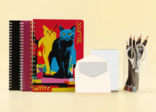 Vibrant Cat Spiral Journal - Perfect for Animal Lovers