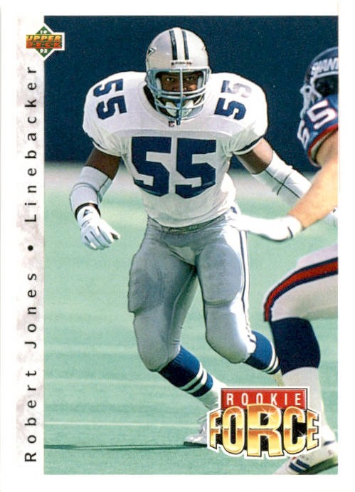1992 Upper Deck Robert Jones #414 Dallas Cowboys