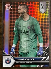 2025-26 UEFA UCL Topps NOW #5 Lucas Chevalier Paris Saint-Germain ORANGE 25/25