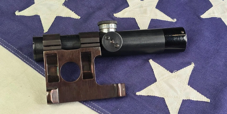 1943 Factory #297 NKV (Yoshkar-Ola) Mosin Nagant PU Sniper Scope w/ Mount - Image 4 of 4