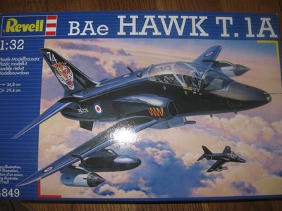Revell BAe HAWK T.1A 1/32 #04849 Open Box, Parts Sealed